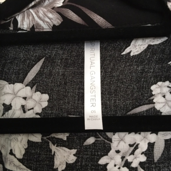 Spiritual Gangster Floral Kimono - Picture 3 of 3